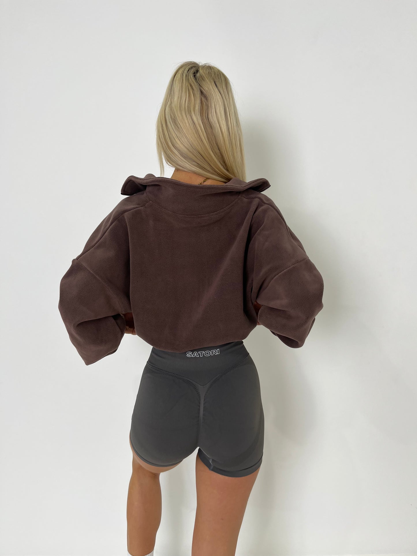 Crop Jumper - Brown